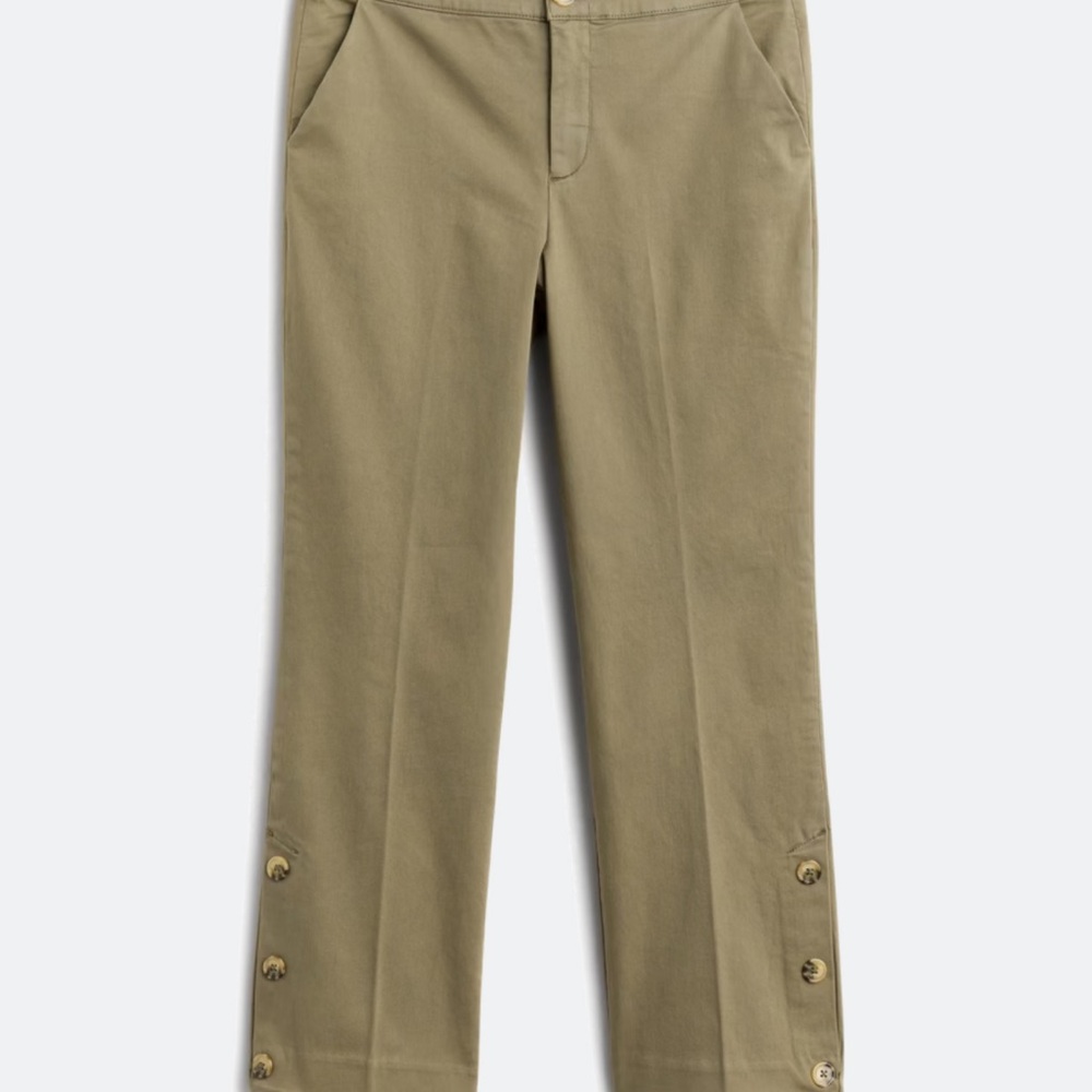 Studio Blue ‘Melanie’ high rise cropped bootcut in Olive